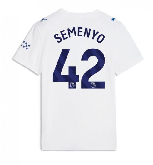 Manchester City Antoine Semenyo #42 Alternativní Dres pro Dámské 2026-27 Krátký Rukáv Manchester City Antoine Semenyo #42 Alternativní Dres pro Dámské 2026-27 Krátký Rukáv